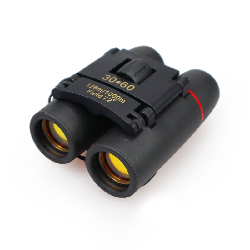 Mini Portable Zoom HD 50000m Telescope Binoculars Powerful 200x25 Folding Long Range Low Light Night Vision Professional