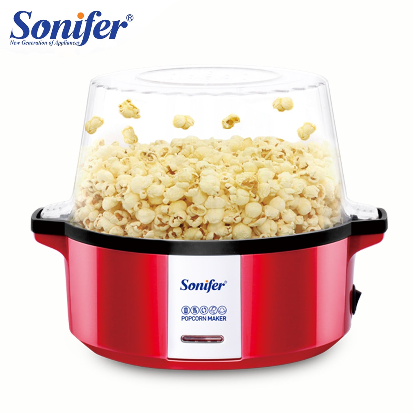 Popcorn Maker Household Healthy Hot Air Oil Free Corn Machine Popcorn For Kitchen Kids Home-made Diy Popcorn Movie Snack Sonifer