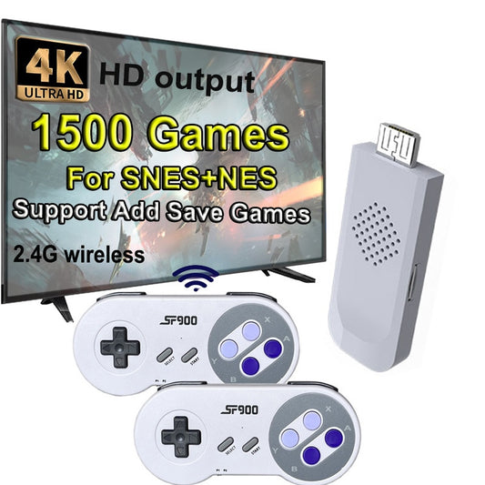 SF900 Consola  for Super Nintendo Hd TV  Video Game Console Game Stick 6115 Games Gamepad For SNES For NES Wireless Controller