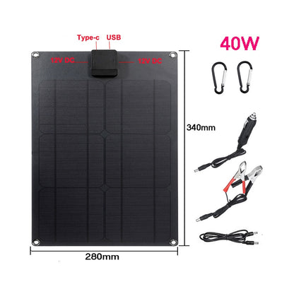 5V Solar Panel USB Waterproof Outdoor Hike Camping Portable Cells Battery Solar Charger Plate for Mobile Phone Power Bank