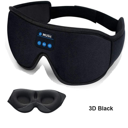 Sleep Headphones 3D Bluetooth 5.0 Headband Wireless Sleeping Artifact Breathable Music Eye Mask Earbuds for Side Sleeper Gifts