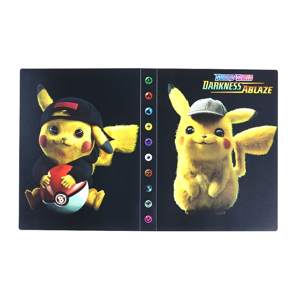 Pokemon Album Cards Book Map Letter Holder Binder Cartoon TAKARA TOMY New Anime 240PCS VMAX GX EX Collection Folder Kid Toy Gift