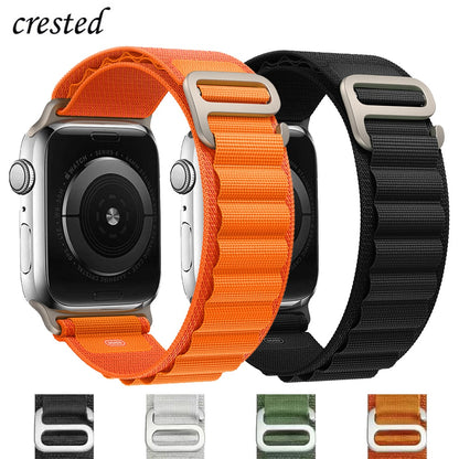 Alpine loop band for Apple watch strap 49mm 44mm 40mm 45mm 41mm 42mm 38mm 40 44 45 mm bracelet iWatch Ultra series 7 6 5 3 se 8