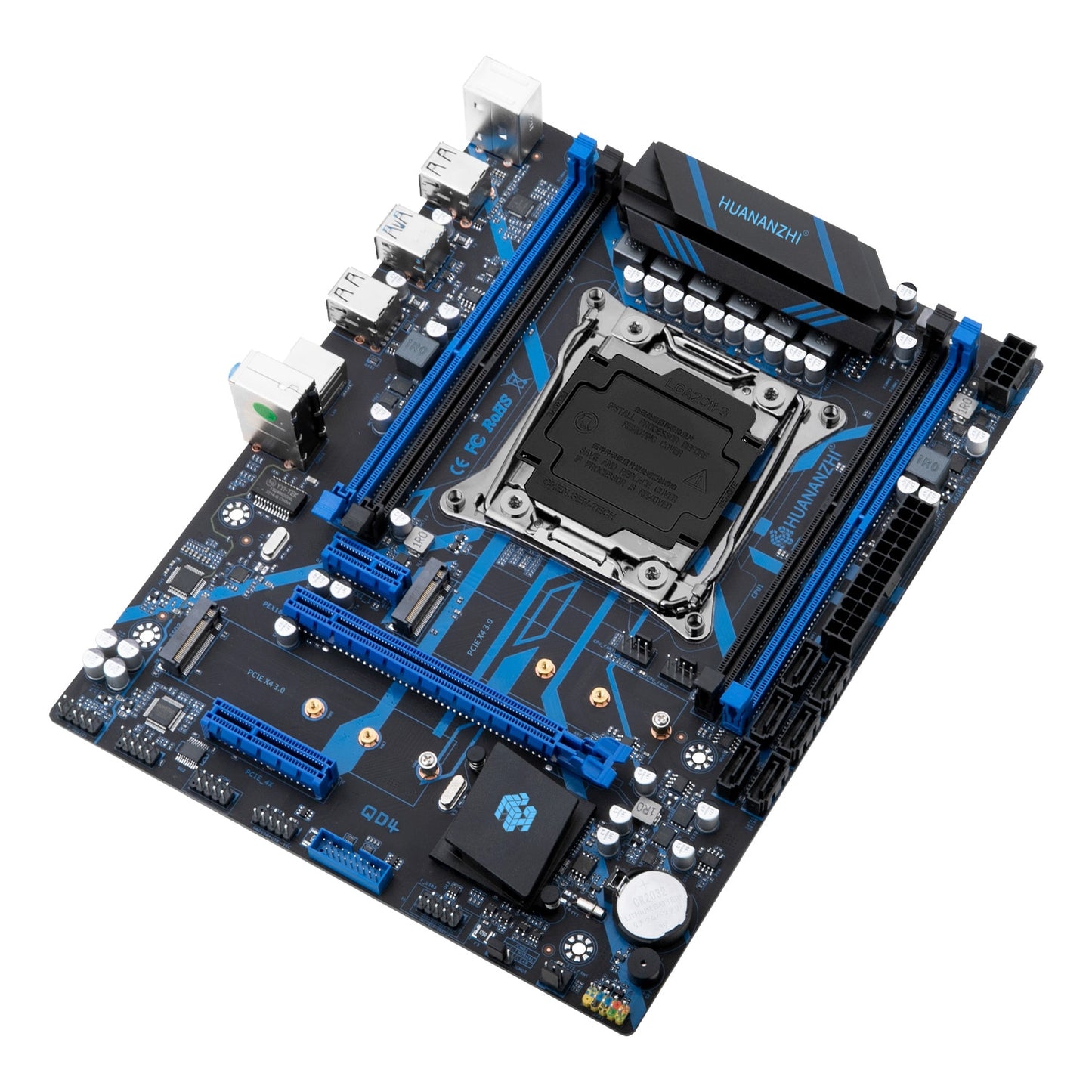 HUANANZHI X99 QD4 X99 Motherboard Intel XEON E5 LGA2011-3 All Series DDR4 RECC NON-ECC Memory NVME USB3.0 SATA