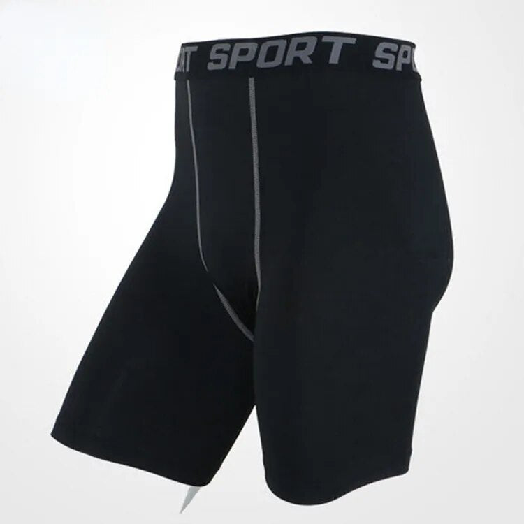 Sports Fitness Pants Men's Basketball Shorts  Workout Tights Gym Running Training Bottoming Shorts Mens Compression Leggings