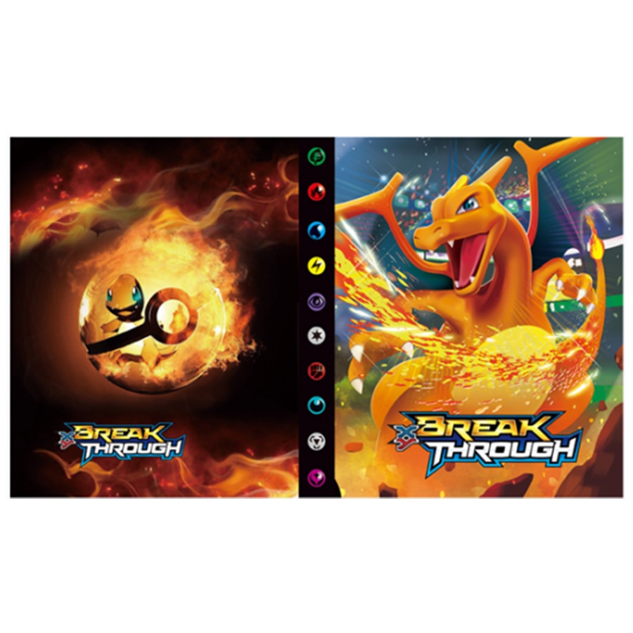 240Pcs Pokemon Cards Album Book Games Charizard Mewtwo Anime Toys Collection Card Pack Collection Booklet Kids Gifts Toys